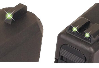 TruGlo TG231S1 Tritium  Black | Green Tritium Front Sight Green Tritium Rear Sight