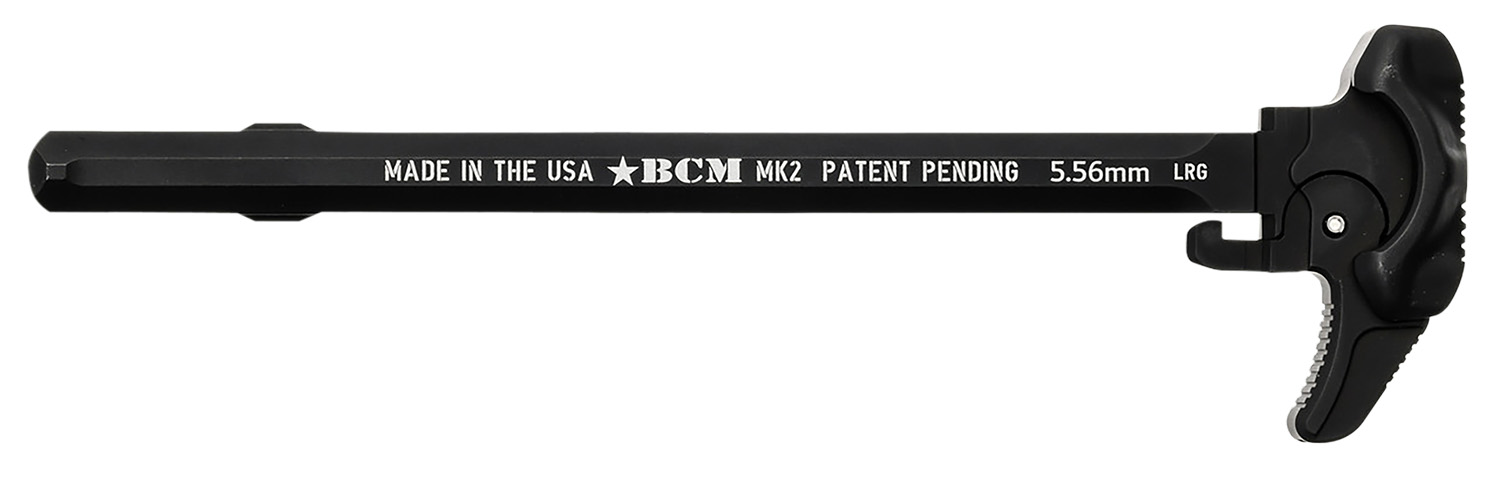 BCM GFHMK2LRG Asymmetric MK2 Charging Handle Compatible w/ Mil-Spec AR-15 Black 7075 T-6 Aluminum 3 BCM GFHMK2LRG Asymmetric MK2 Charging Handle Compatible w/ Mil-Spec AR-15 Black 7075 T-6 Aluminum