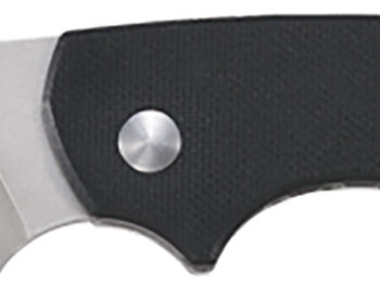 CRKT 5317D2 Pilar III 2.97" Folding Plain Stonewashed D2 Steel Blade, Black Textured G10 Handle