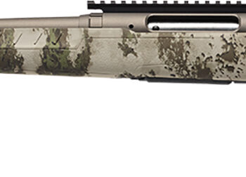 Savage Arms 32312 Axis 2 Pro Compact 308 Win 4+1 20" Gun Metal Bronze Cerakote Heavy Threaded Barrel & Picatinny Rail Carbon Steel Receiver, Fixed Woodland Camo Synthetic Stock, Left Hand