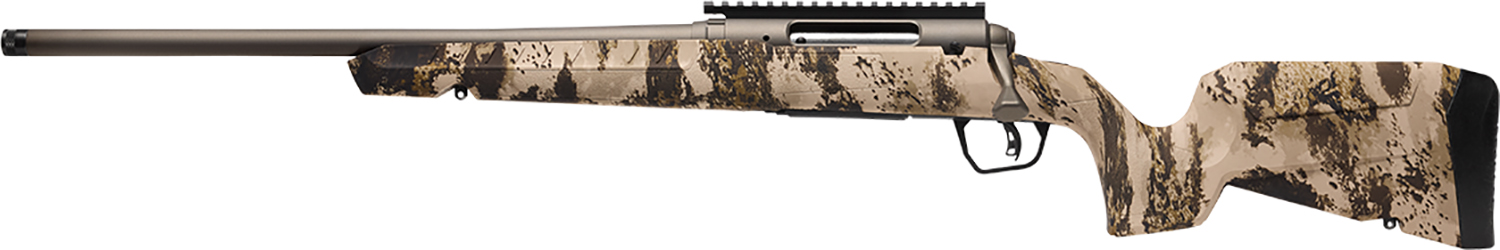 Savage Arms 32348 Axis 2 Pro Compact 308 Win 4+1 20" Gun Metal Bronze Cerakote Heavy Sporter Threaded Barrel & Picatinny Rail Carbon Steel Receiver, Fixed Western Camo Synthetic Stock, Left Hand 3 Savage Arms 32348 Axis 2 Pro Compact 308 Win 4+1 20" Gun Metal Bronze Cerakote Heavy Sporter Threaded Barrel & Picatinny Rail Carbon Steel Receiver, Fixed Western Camo Synthetic Stock, Left Hand