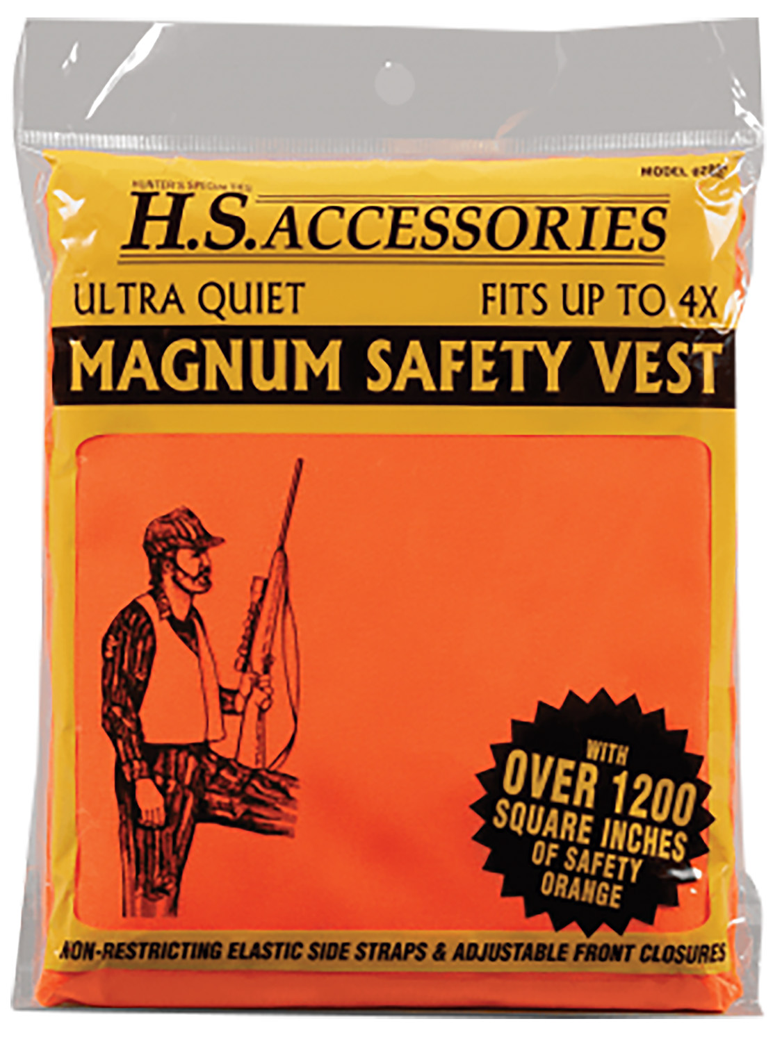 Hunters Specialties HS02002 Safety Vest Magnum Fits up to 4XL Chest Orange 3 Hunters Specialties HS02002 Safety Vest Magnum Fits up to 4XL Chest Orange