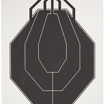 Sig Sauer SCT354 T300 Replacement Target IPSC Hanging Black/White