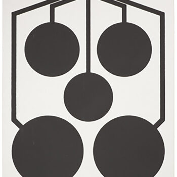 Sig Sauer SCT357 T300 Replacement Target Multi Zone Hanging Black/White