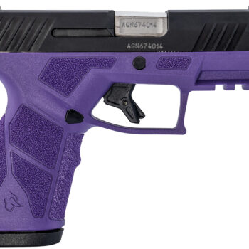 Taurus 1-GX2931DP GX2  9mm Luger 13+1 3.37" Matte Stainless Steel Barrel, Matte Black Serrated Stainless Steel Slide, Dark Purple Polymer Frame w/Picatinny Rail, Polymer Grip