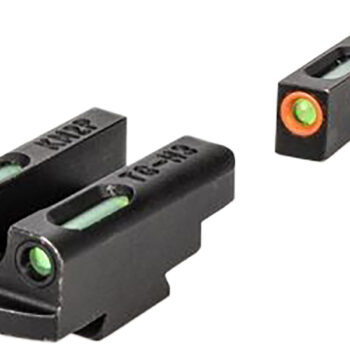 Kimber Mfg.,inc 4000154 Micro 9 Trulgo TFX Pro Sight Set  Green/Fiber Optic Orange Outline Front Sight-Green/Fiber Optic Black Outline Rear Sight