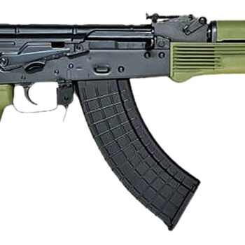 Riley Defense Inc RAK102G RAK  7.62x39mm 30+1 16.25" Black Nitride Threaded Barrel, Black Oxide Mil-Spec Receiver, Fixed Army Green Polymer, Stock OD Green Polymer Grip