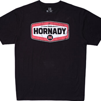 Hornady 99607XL Hornady T-Shirt Black Cotton Short Sleeve XL