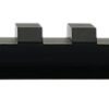 Weatherby J010001 Picatinny Rail Black Aluminum Weatherby Mark V Weaver Mount Magnum 9-Lug Action 20 MOA 2 172440