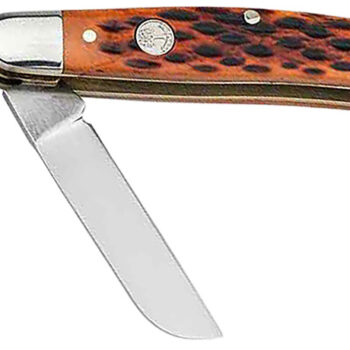 Boker 110852 Stockman Traditional Medium Clip Point/Sheepsfoot/Spey Plain D2 Steel Blade Brown Jigged Bone Handle