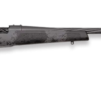 Weatherby MLW01N240WR6B Mark V Live Wild 240 Wthby Mag 4+1 24" Carbon Gray Cerakote Fluted Threaded Barrel, Drilled & Tapped Steel Receiver, Fixed Black & Gray Accents Polymer Stock, Right Hand