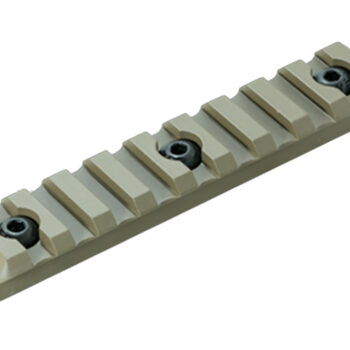 Timber Creek Outdoors M9SPRFDE M-LOK 9 Slot Picatinny Rail  FDE Aluminum Fits AR-Platform