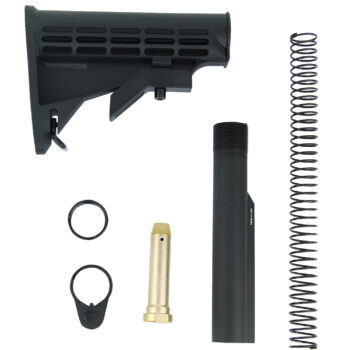 TacFire MAR084 Mil-Spec M4 Stock Kit Black