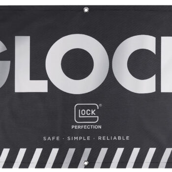 Glock AD02044 Fabric Banner  Black 4' x 2'