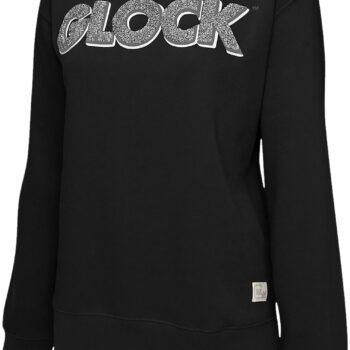 Glock AP96255 Crewneck Raglan Fleece Black Cotton/Polyester Long Sleeve Small