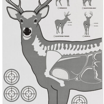 Allen 15810 Deer Vitals Corrugated Target Hanging Paper 23" x 35"