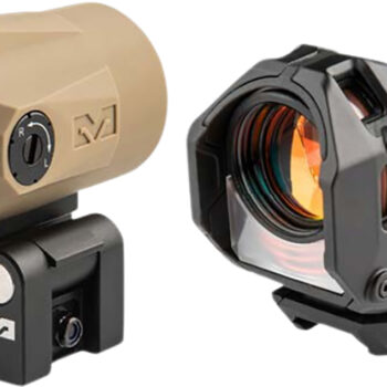 Meprolight USA 56225080 M22 Triangle w/MMX4 Magnifier Coyote Tan Black 4x24mm, Picatinny Rail Mount