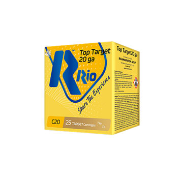 Rio Ammunition TT2075 Top Target  20Gauge 2.75" 7/8oz 7.5Shot 25 Per Box/10 Case