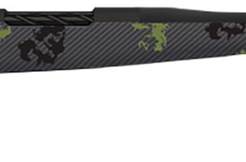 Fierce Firearms TWROG300WIN20BF Twisted Rogue 300 Win 20" Armour Lube Black Fluted Threaded Barrel, Drilled & Tapped Steel Receiver, LR Negative Comb Forest Camo Carbon Fiber Stock