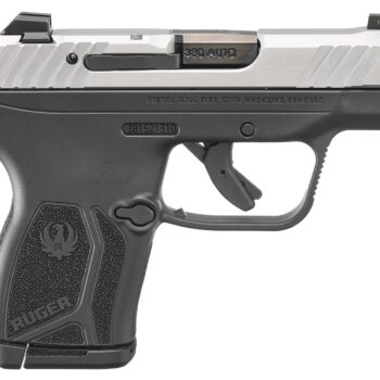 Ruger 13753 LCP Max Compact Frame 380 ACP 10+1 2.80" Black Stainless Steel Barrel, Serrated Stainless Steel Slide, Black Polymer Frame, Black Polymer Grip, Holster, Magazine & Magazine Loader