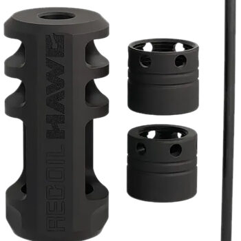 Browning 001293097 Xeno Recoil Hawg Black Matte Stainless Steel 5/8"x24 Threads 2.20" OAL