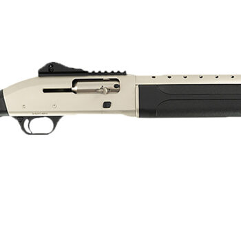 Tokarev USA 21000423 T300M A1 Kit 12 Gauge Semi-Auto 3" 5+1 18.50" Electroless Nickel Ventilated Heat Shield Barrel, Electroless Nickel Receiver w/Picatinny Rail, Fixed Black Polymer Stock