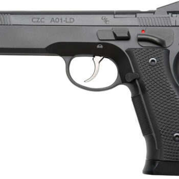 Cz Custom Shop 96336 A01-LD  9mm Luger 19+1 5" Match Grade Bull Barrel, Black Optic Cut/Serrated Steel Slide, Black Polycoat Steel Frame w/Beavertail, Black G10 Grip, Long Dustcover