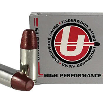 Underwood Ammo 7199mm+P Luger 147gr Hard Cast Flat Nose 20 Per Box/10 Case