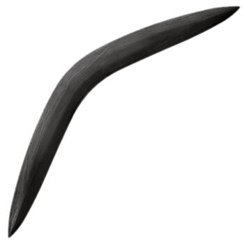 Cold Steel CS92BRGB Boomerang  Non-Returning Black Polypropylene 28" Long