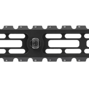 Leapers TLUMA03 ARCA Rail 6 Slot M-LOK  Matte Black Anodized Aluminum 9.40" Long M-LOK Mount