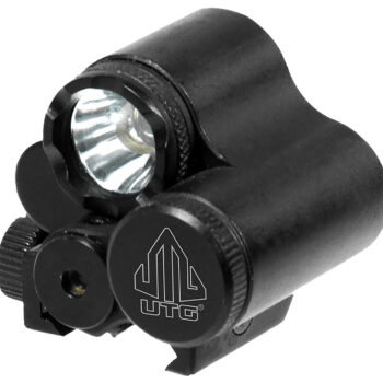 Leapers LTELP28R   Black Anodized Aluminum 120 Lumens CREE LED IRB Bulb Red Laser Picatinny Mount