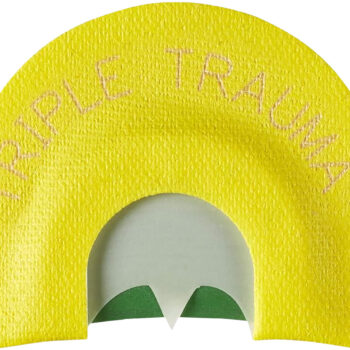 Hunters Specialties HSSTR05901 Premium Flex Triple Trauma Attracts Turkey Species Yellow