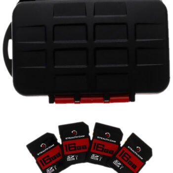Stealth Cam STCMCSC16GB4PK Memory Card Storage Case