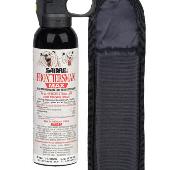 Sabre  Frontiersman  Capsaicinoids 40ft 7.90 oz Canister Includes Holster