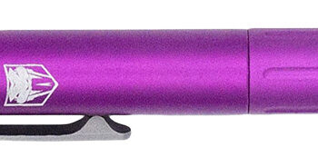 CobraTec Knives CNCOTFPPURGEN2 Tactical Pen Gen II Purple Aluminum D2 Steel Blade, Includes Pocket Clip