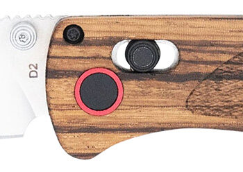 CobraTec Knives CTZWDBLDNS Bar Lock  3" Folding Plain Satin D2 Steel Blade, 4.25" Zebrawood Handle