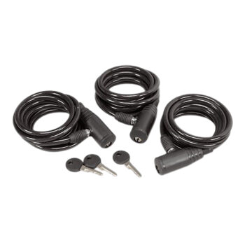Hunters Specialties HS-00608 Cable Lock  Black 3 Pack 6'