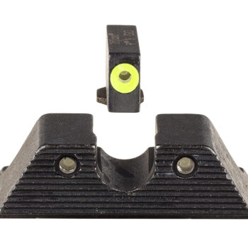 Trijicon 600845 HD XR Night Sight Set Green Tritium/Yellow Outline Front, Green Tritium Rear, Black Frame, Fits Glock/48/43/43X/43E Excludes MOS