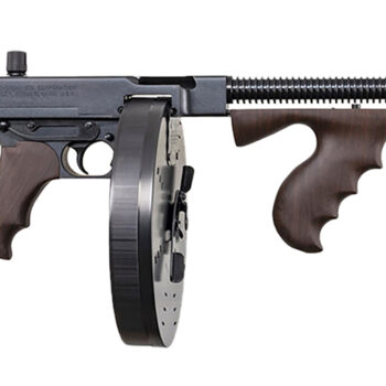 Auto-Ordnance T5P100D 1927A-1 Lightweight Deluxe .45 Cal 100+1 Fixed Walnut Wood Stock, Walnut Grip
