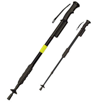 PSP ZAPHSBLK Zap Hike 'N Strike Black Aluminum Includes Removable Reflective Safety Band