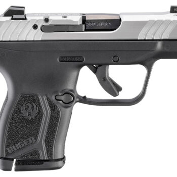 Ruger 13754 LCP Max *CA Complaint 380 ACP 10+1 2.80" Black Oxide Alloy Steel Barrel, Matte Stainless Steel Serrated Slide, Black Polymer Frame, Textured Grip