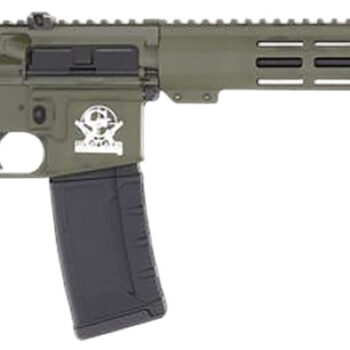 Great Lakes Firearms GL15223ODG AR-15  223 Wylde 30+1 16" Black Nitride Threaded Barrel, OD Green Cerakote Aluminum Receiver w/Picatinny Rail, M-LOK Handguard, Black Polymer Stock, Mil-Spec Grip