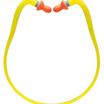 Howard Leight RQB1S Quiet Band Hearing Protector 27 dB In The Ear Yellow/Orange One Size