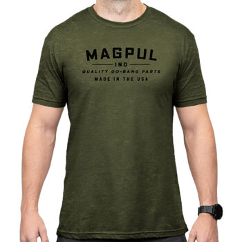 Magpul MAG1112-317-2XL Go Bang Parts  OD Green Cotton/Polyester Short Sleeve 2XL