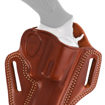 Galco CM192 Combat Master Belt Holster OWB Tan Steerhide Fits S&W L Frame M686 3" Right Hand