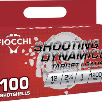 Fiocchi 12SDB17 Shooting Dynamics  12Gauge 2.75" 1oz 7.5Shot 100 Per Box/2 Case