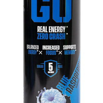 Jocko Fuel 29119 Blue Rasberry Energy Drinks 12oz 12Pack