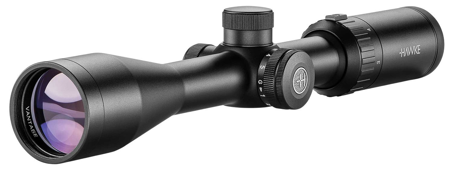 Hawke Sport Optics 14219 Vantage IR Riflescope Black 3-9x40mm 1" Tube Illuminated Red/Green Slug Gun/Muzzleloader Reticle 3 Hawke Sport Optics 14219 Vantage IR Riflescope Black 3-9x40mm 1" Tube Illuminated Red/Green Slug Gun/Muzzleloader Reticle
