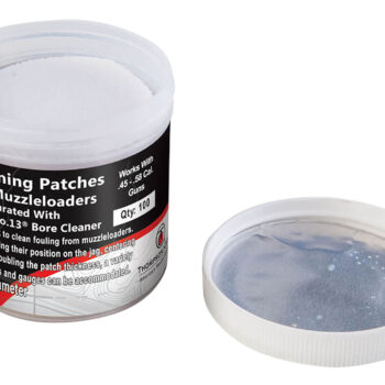 Thompson Center Arms, LLC 9036R Cleaning Patches  Muzzleloader 2.50" Cotton 100Ct