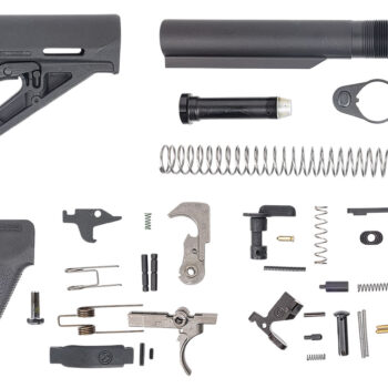 Dpms Panther Arms DP51655109854 MOE PPT Lower Build Kit AR-15 Includes Black Magpul Grip & Magpul MOE Black Stock